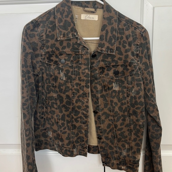 Leopard Jean Jacket - Picture 3 of 9